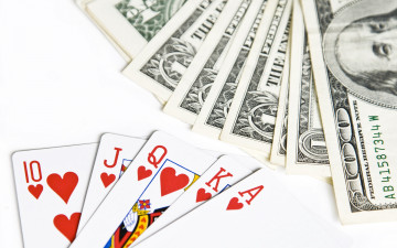 Картинка разное золото купюры монеты карты валюта