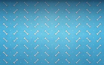 обоя векторная, графика, текстура, голубой, кости