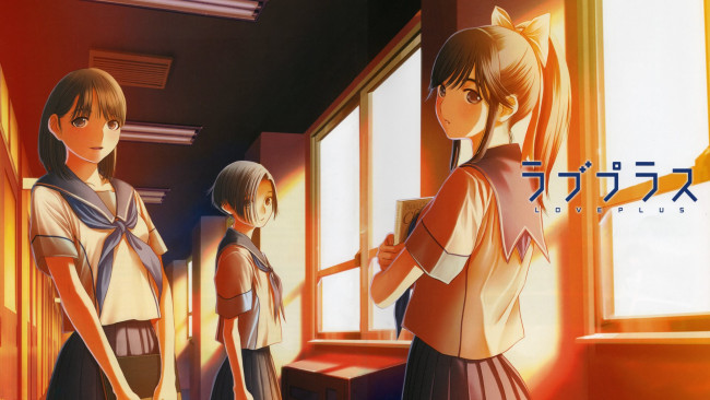 Обои картинки фото аниме, loveplus, девушки