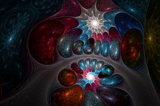 Обои картинки фото 3д, графика, fractal, фракталы, цвета, узор, фрактал