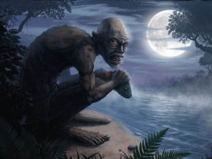 Картинка the lord of rings фэнтези горлум gollum