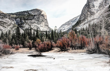 Картинка природа горы зима