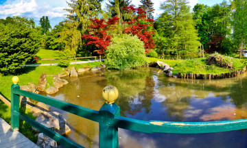 Картинка словения камник ботанический сад природа парк