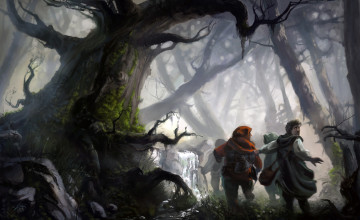 Картинка the lord of rings фэнтези лес