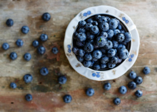 Картинка еда голубика черника россыпь ягоды