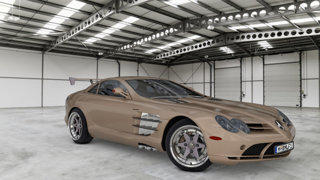 Обои картинки фото автомобили, 3д, 2005, mercedes