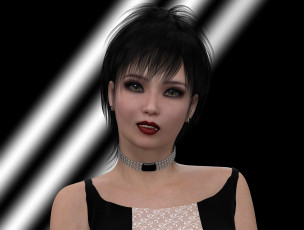 Картинка 3д+графика портрет+ portraits взгляд девушка