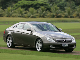 Картинка автомобили mercedes-benz cl s 500 au-spec темный c219