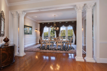 Картинка интерьер столовая дизайн стиль мебель