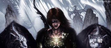 Картинка фэнтези красавицы+и+чудовища существа девушка