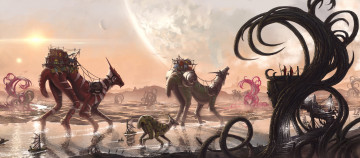 Картинка фэнтези существа арт рука