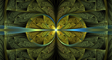 Картинка 3д+графика фракталы+ fractal цвета фон узор