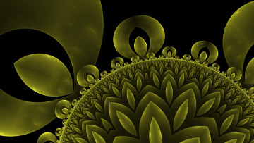 Картинка 3д+графика фракталы+ fractal цвета фон узор