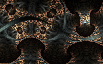 Картинка 3д+графика фракталы+ fractal фон узор цвета