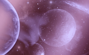 Картинка космос арт вселенная звезды планеты