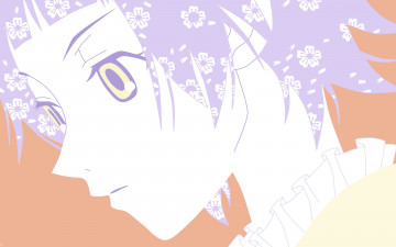 Картинка векторная+графика девушки глаза лицо волосы фон взгляд