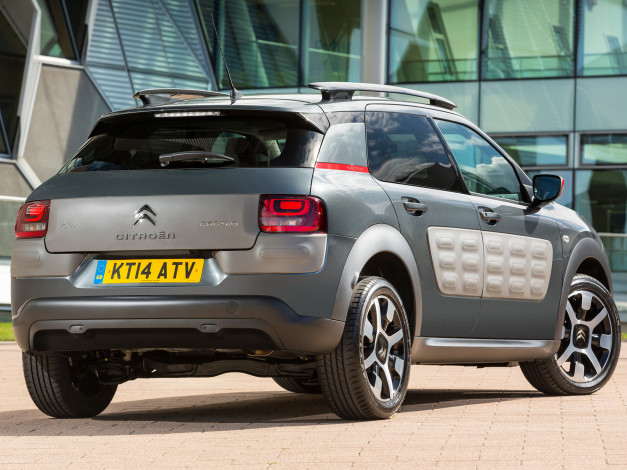 Обои картинки фото автомобили, citroen, 2014г, uk-spec, cactus, c4, citroеn