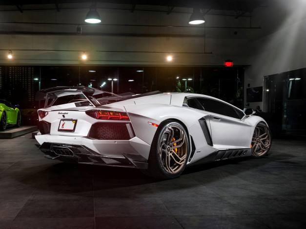Обои картинки фото автомобили, lamborghini, светлый, 2014г, lb834, torado, novitec, aventador, nl2, lp700-4