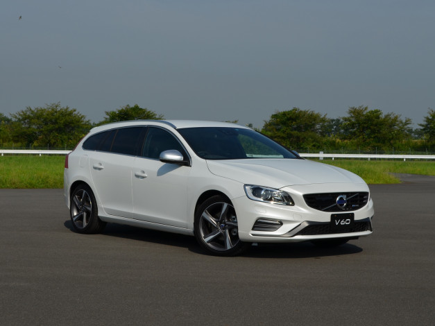 Обои картинки фото автомобили, volvo, v60, t4, jp-spec