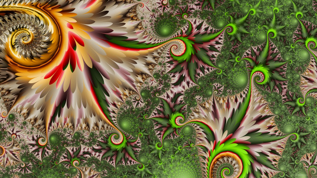 Обои картинки фото 3д графика, фракталы , fractal, цвета, фон, узор