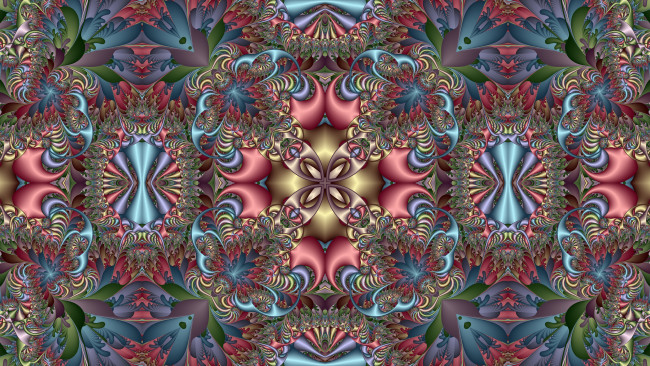 Обои картинки фото 3д графика, фракталы , fractal, цвета, фон, узор