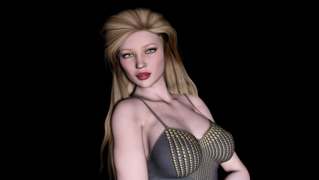 Обои картинки фото 3д графика, люди , people, фон, взгляд, девушка