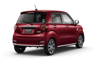 обоя автомобили, daihatsu, style, cast, красный, 2015г