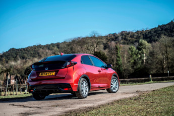 Картинка автомобили honda 2015г uk-spec красный civic