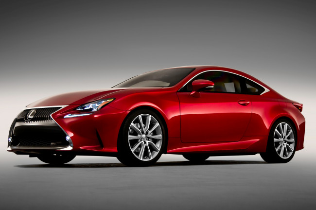 Обои картинки фото 2015 red lexus rc sedans, автомобили, lexus, люкс, класс