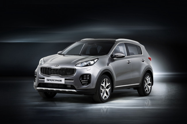 Обои картинки фото автомобили, kia, 2015г, ql, gt, line, sportage