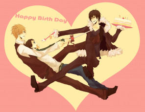 Картинка аниме durarara парни