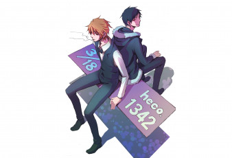 Картинка аниме durarara парни