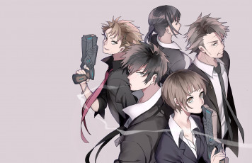 Картинка аниме psycho-pass персонажи