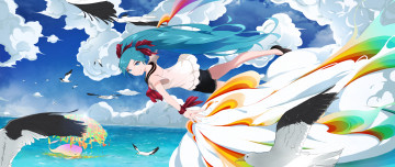 Картинка аниме vocaloid hatsune miku