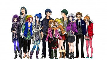 Картинка аниме toradora персонажи