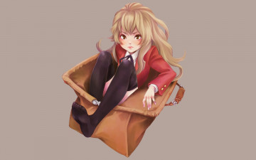 Картинка аниме toradora фон взгляд девушка