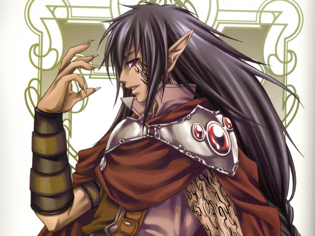 Обои картинки фото аниме, животные,  существа, эльф