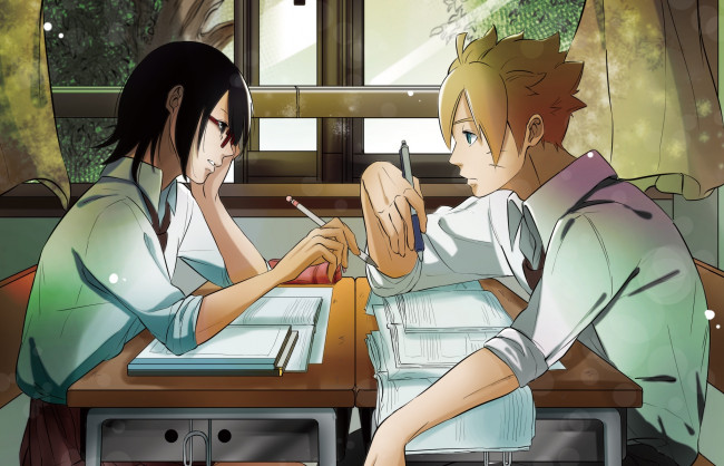 Обои картинки фото аниме, naruto, боруто