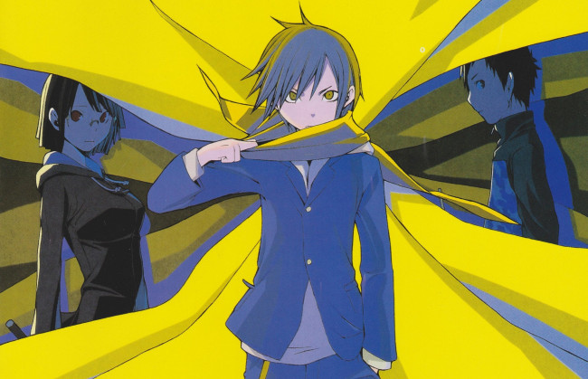 Обои картинки фото аниме, durarara, персонажи