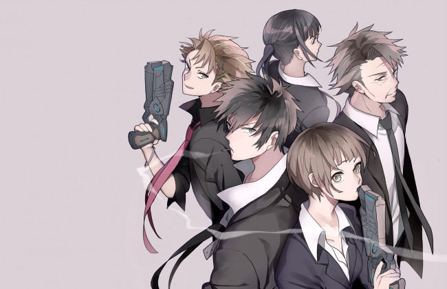 Обои картинки фото аниме, psycho-pass, персонажи