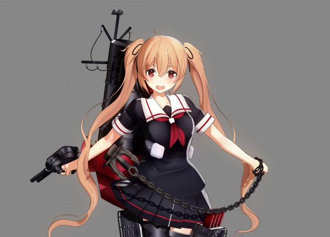 Обои картинки фото аниме, kantai collection, девушка