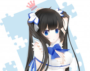 Картинка аниме danmachi девушка