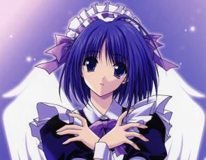 Картинка аниме ангелы +демоны девушка