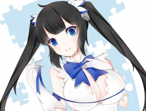 Картинка аниме danmachi девушка