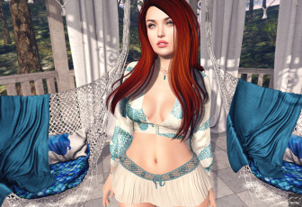 Картинка 3д+графика люди+ people фон взгляд девушка