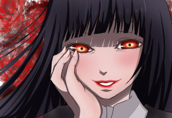 Картинка аниме kakegurui девушка