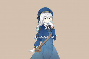 Картинка аниме unknown +другое взгляд девушка фон