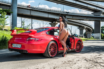 Картинка автомобили -авто+с+девушками porsche