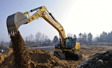 Картинка техника экскаваторы new holland