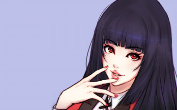 Картинка аниме kakegurui девушка